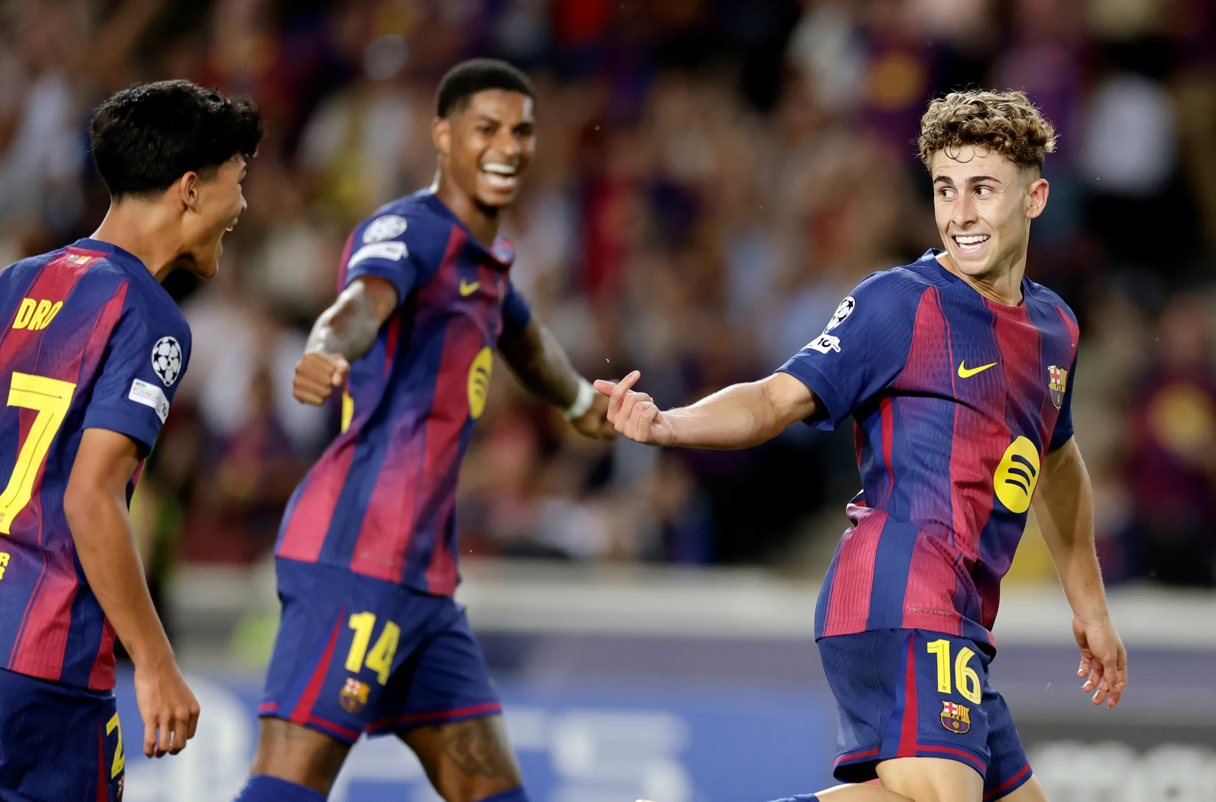 Barça golea 6-1 al Olympiacos y recupera el pulso en la Champions